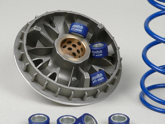 Variomatic -POLINI Speedcontrol 9 Skotrar- Piaggio 250-300 ccm Quasar (från 2006), Leader 200 ccm, HPE 300-310, Royal Alloy GP 200-300, TG 300