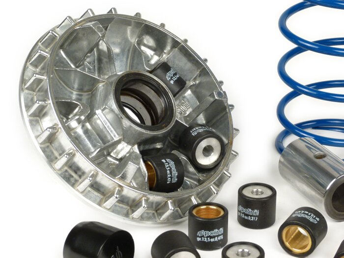 Variator-Kit -POLINI High-Speed- Vespa Primavera 150 i.e. 3V (M813M), Vespa LX 125 i.e. 3V (M687M), Vespa LX 150 i.e. 3V (M688M), Vespa S 125 i.e. 3V, Vespa 946 125 i.e. 3V (M801M), Piaggio New Fly 125 i.e. 3V, Liberty 150 i.e. 3V (M738M)