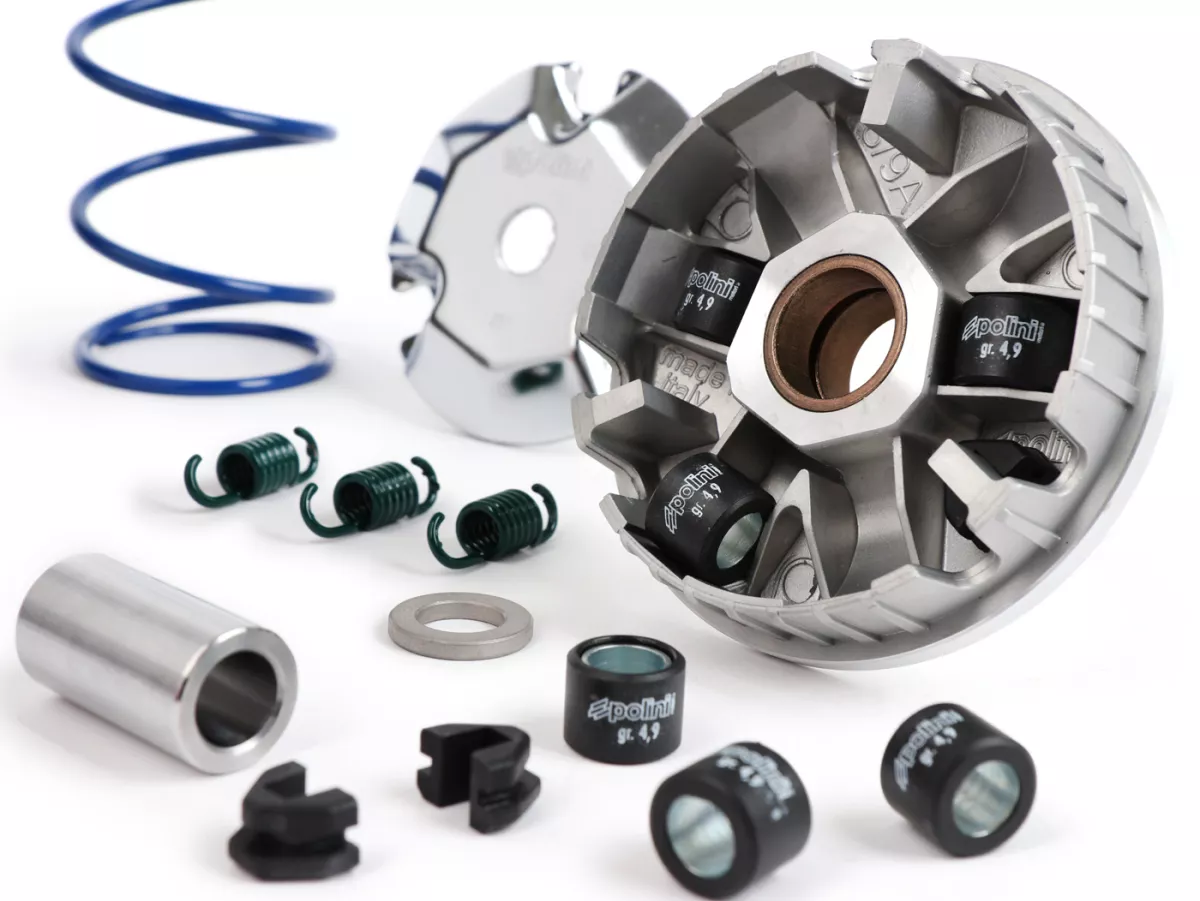 Variator-Kit -POLINI Speedcontrol- YAMAHA Giggle 50i.e. 4T (C3, VOX, XF), Neo's 50 4T (2009), Zuma 50 4T (F, FX), Aerox 50i.E. 4T (F, R, E2) - Aerox R 50i.E. 4T (E4 2018-), Neo's 50i.E. 4T (E4 2018-), MBK Ovetto 50i.E. 4T, Booster 50X 4T