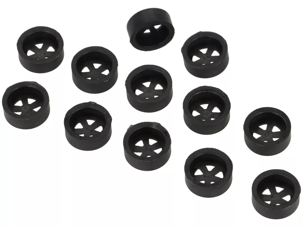 Caps for variator roller cores -POLINI- 15x12mm - blue