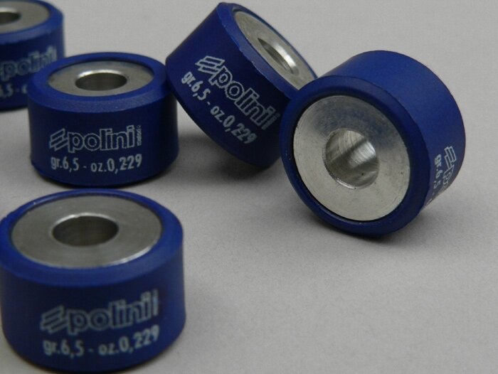 Rollers -POLINI 20x12mm- set of 9 - 6.5g