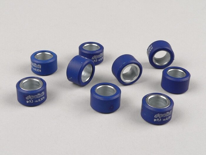 Gewichten -POLINI 20x12mm- set van 9 - 9,2g