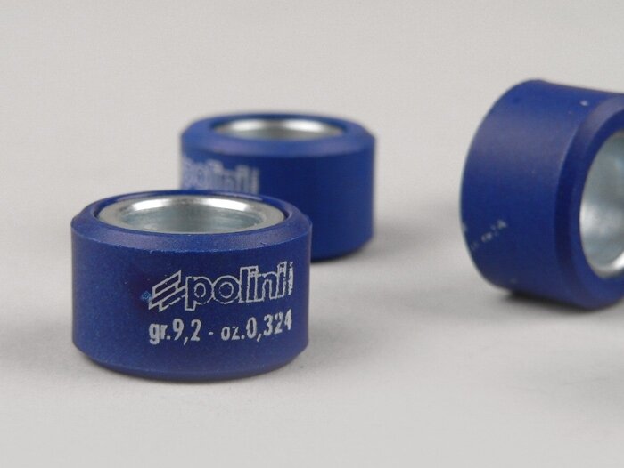 Gewichten -POLINI 20x12mm- set van 9 - 9,2g