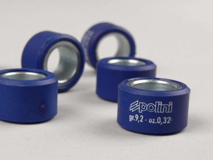 Gewichten -POLINI 20x12mm- set van 9 - 9,2g