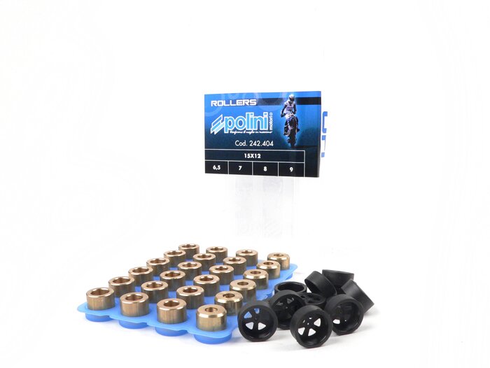 Roller set -POLINI premium quality 15x12mm- 6.5-7.0-8.0-9.0g