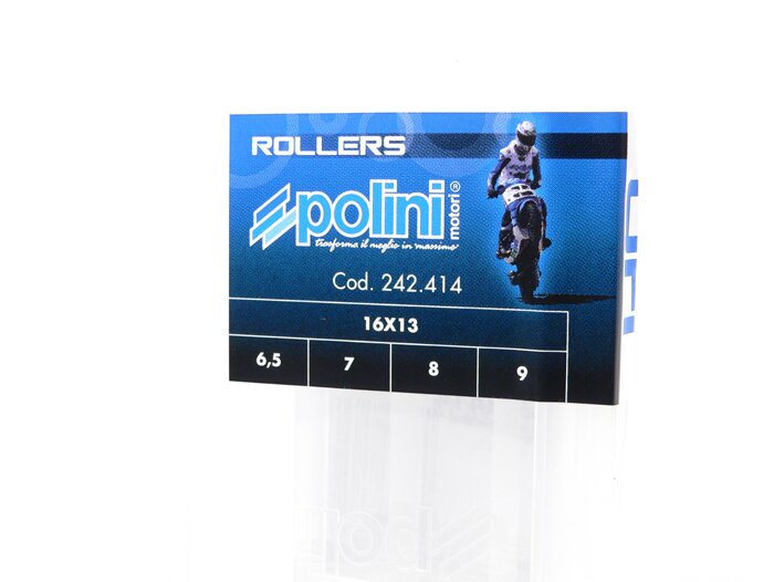 Roller set -POLINI premium quality 16x13mm- 6.5-7.0-8.0-9.0g