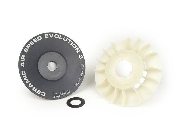 Flasque fixe de variateur -POLINI Ceramic Air Speed Evolution 3- Piaggio 50 ccm