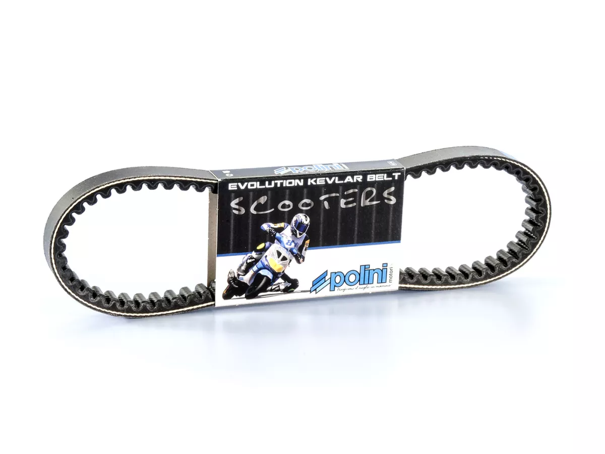 Correa trapezoidal -POLINI Aramid Evolution (825x19,5mm)- Carcasa Piaggio 50 ccm de largo