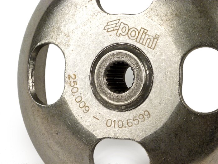 Koppelingsklok -POLINI Speedbell- Piaggio X9 250 (Honda-motor), Honda Foresight 250 (1998-1999), Honda Forza 125 (2015-), Honda Forza 250 (2001), Honda Forza 300 ie, Honda Jazz 250, Honda Reflex 250, Honda Pantheon 125 2T, Honda Pantheon 150 2T, Honda SH