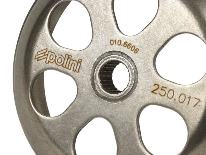 Kopplingsklocka -POLINI Speedbell- Vespa GT 250 (ZAPM45102), Vespa GT L 125 (ZAPM31100, ZAPM31101), Vespa GT L 200 (ZAPM31200), Vespa GTS 125 (ZAPM31300), Vespa GTS 250 (ZAPM45100, ZAPM45101), Vespa GTS 300 (ZAPM45200, ZAPM45202, ZAPMA3300), Vespa GTS Sup