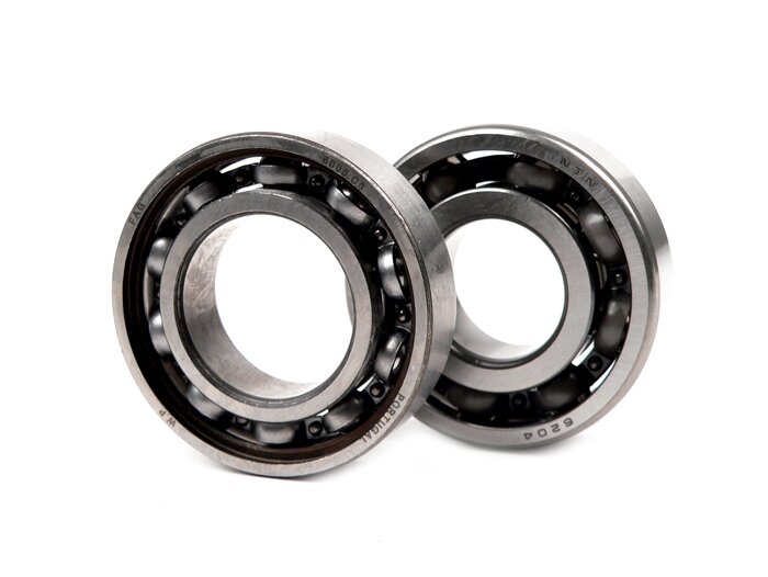 Bearing set for crankshaft -POLINI Evolution reed valve- Vespa V50, PV125, ET3, PK50, PK80, PK125