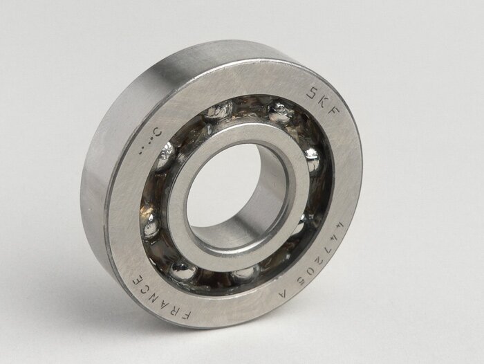 Rodamiento de bolas -BB1-3055B- (20x52x12mm) jaula poliamida 66 - (usado para cigüeñal Piaggio 50 ccm 2 tiempos)