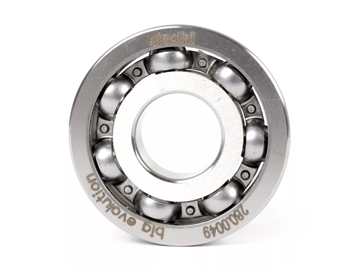 Ball bearing -POLINI- BB1 3055B - (20x52x12mm) C4 - steel cage - used for Piaggio 50 cc 2-stroke