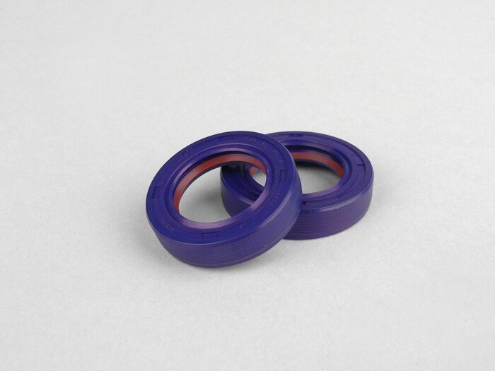 Set paraolio per albero motore -POLINI PTFE/FKM- Piaggio 50 ccm 2 tempi