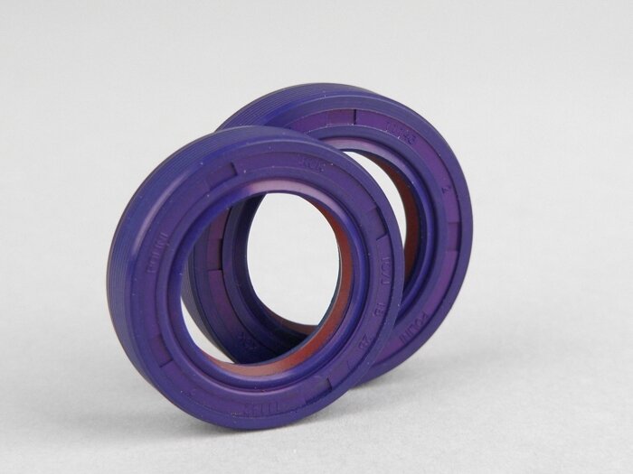 Set paraolio per albero motore -POLINI PTFE/FKM- Piaggio 50 ccm 2 tempi