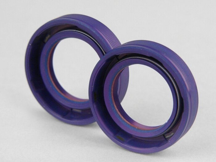 Set paraolio per albero motore -POLINI PTFE/FKM- Piaggio 50 ccm 2 tempi