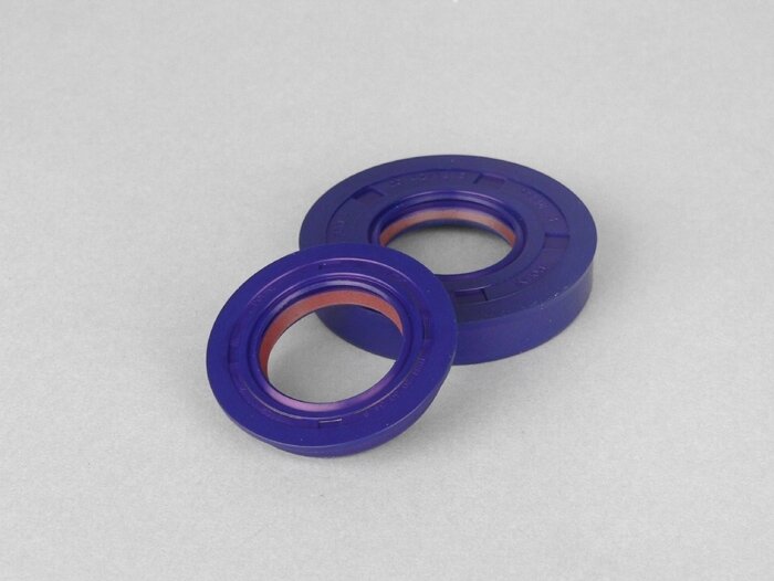 Oljetätningssats för vevaxel -POLINI PTFE/FKM- Minarelli 50 ccm MA, MY, CW, CA, CY