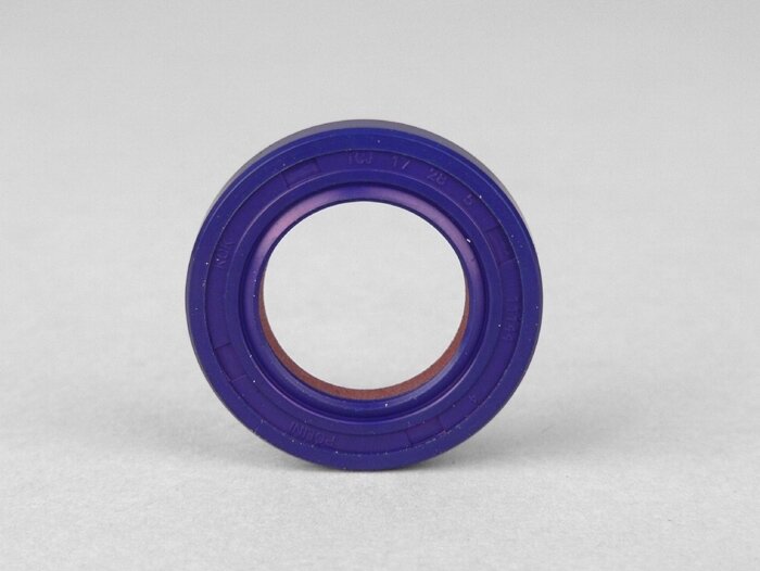 Paraolio 17x28x5mm -POLINI PTFE/FKM- Coperchio cambio Polini Evolution Minarelli MA, MY, CW, Piaggio 50 ccm (dal 1998)