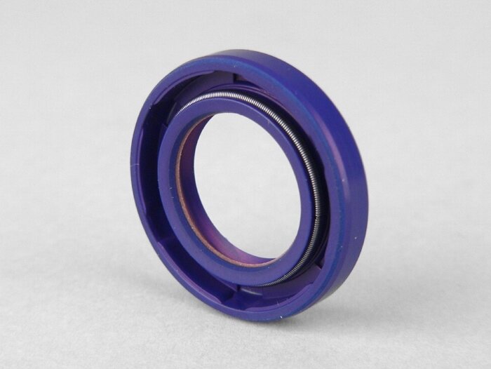 Paraolio 17x28x5mm -POLINI PTFE/FKM- Coperchio cambio Polini Evolution Minarelli MA, MY, CW, Piaggio 50 ccm (dal 1998)