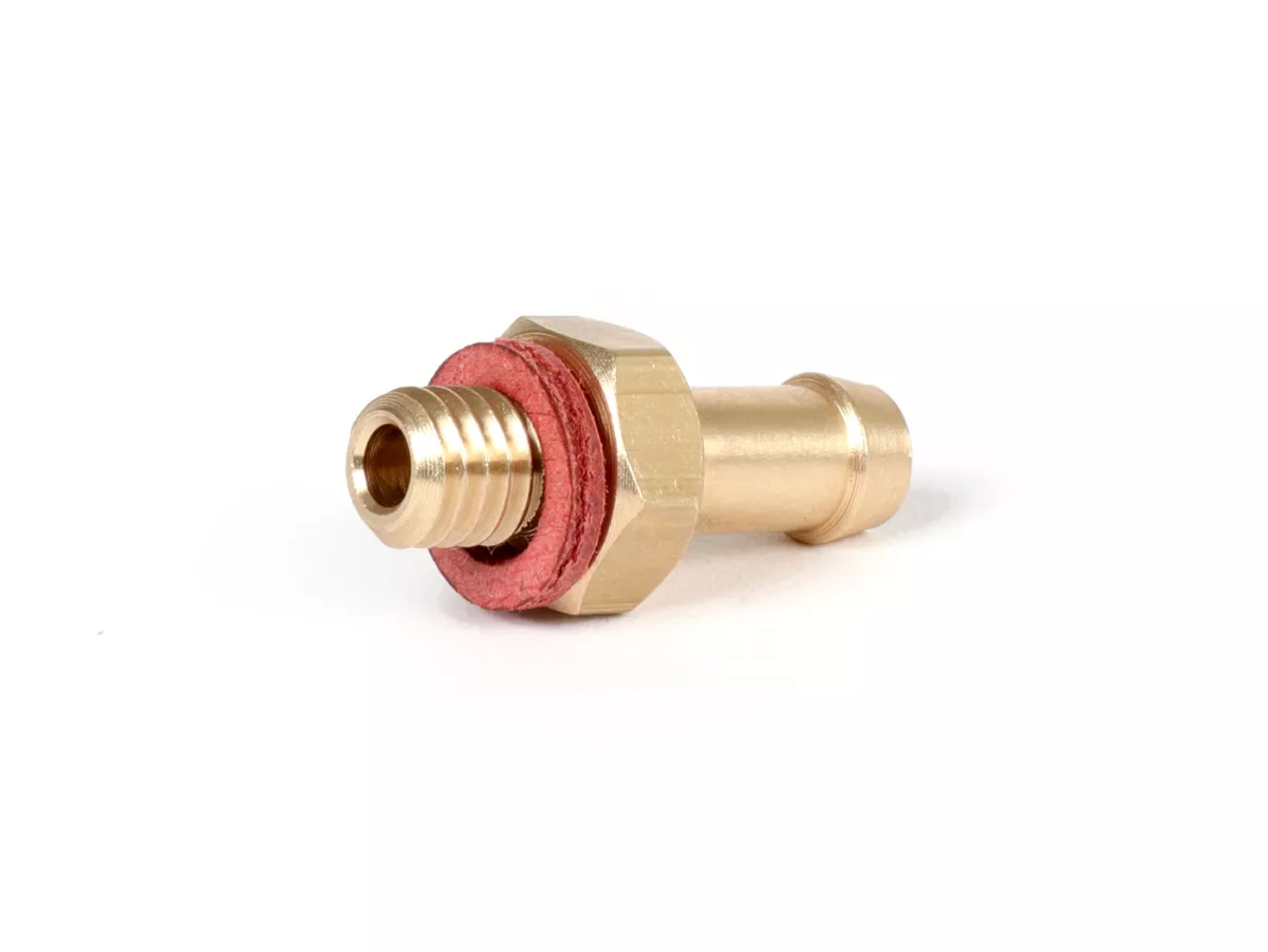 Vakuumanslutning -POLINI- M6 x 1,0 (SW=10, Ø invändigt = 3 mm, Ø utvändigt = 5 mm)