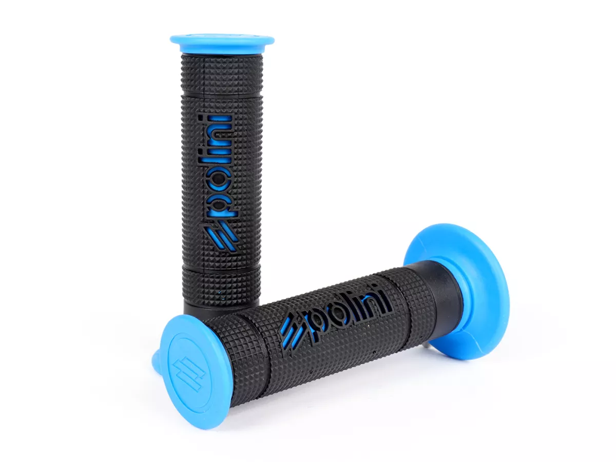 Greepset -POLINI- Big Evolution - Ø=22/24mm - zwart/blauw