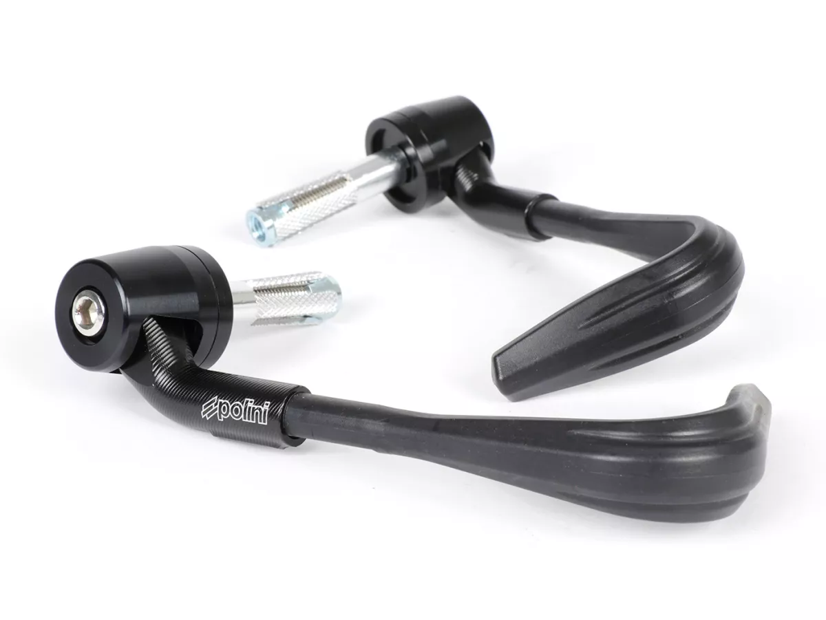 Set di protezioni per le mani -POLINI- nero - protezione della leva - Ø= 12/14 + 14/16mm