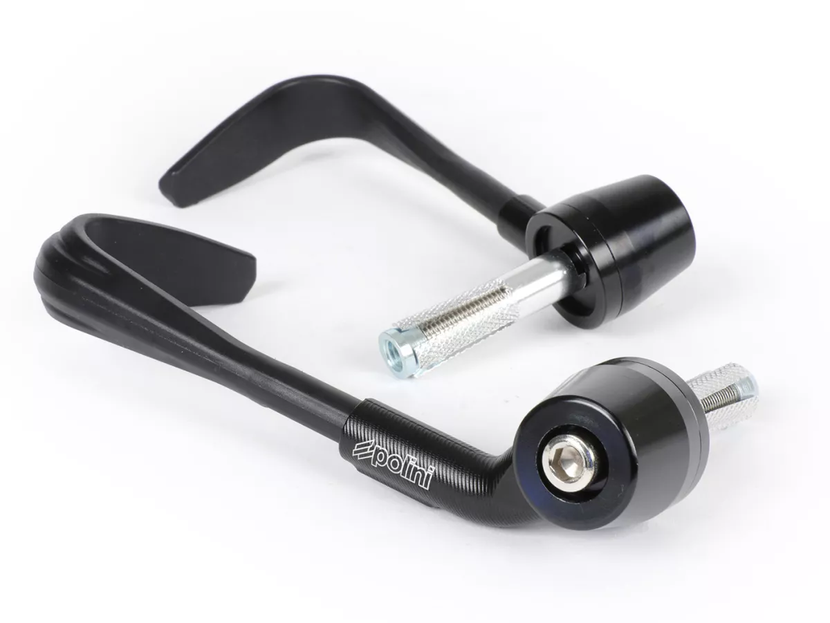 Set di protezioni per le mani -POLINI- nero - protezione della leva - Ø= 12/14 + 14/16mm