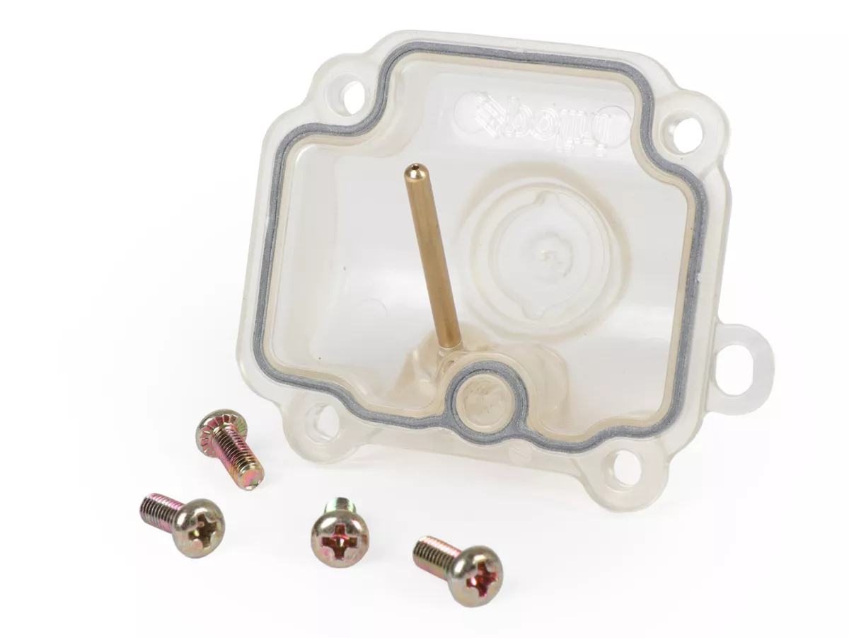 Cuve -POLINI- CP Ø=15-24mm - transparente, avec joint torique et vis de fixation.