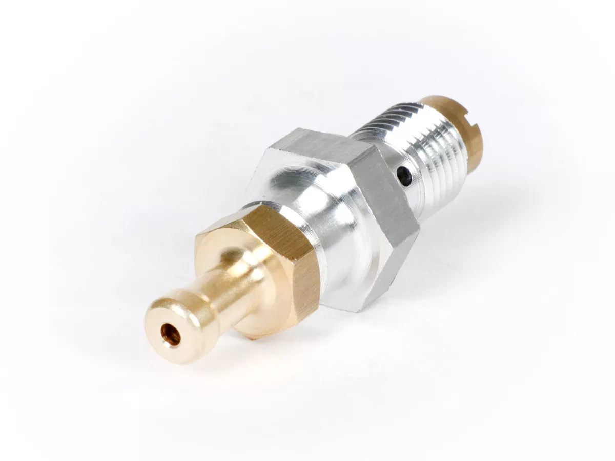 Tornillo banjo para cámara de flotador con tapón de vaciado -POLINI- Dell'Orto PHBH, PHBL, VHST