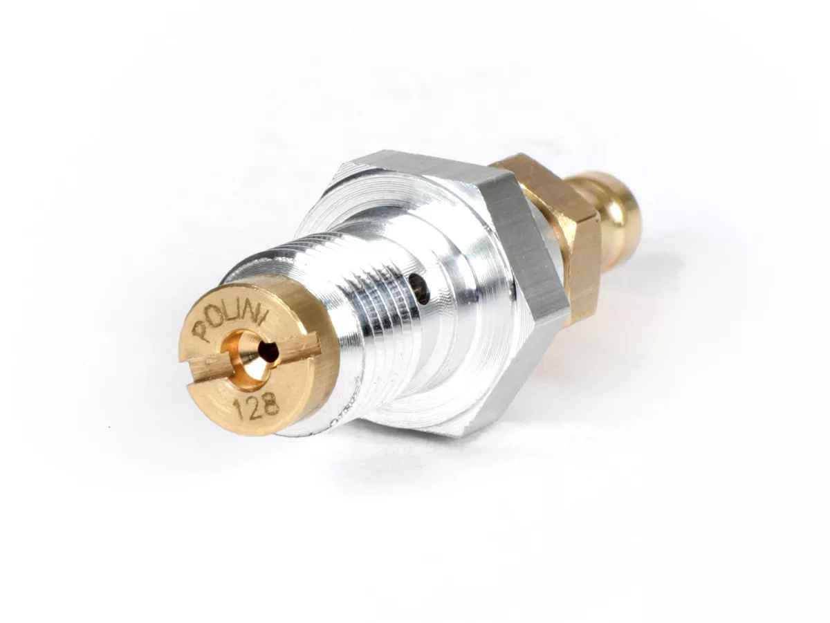 Tornillo banjo para cámara de flotador con tapón de vaciado -POLINI- Dell'Orto PHBH, PHBL, VHST