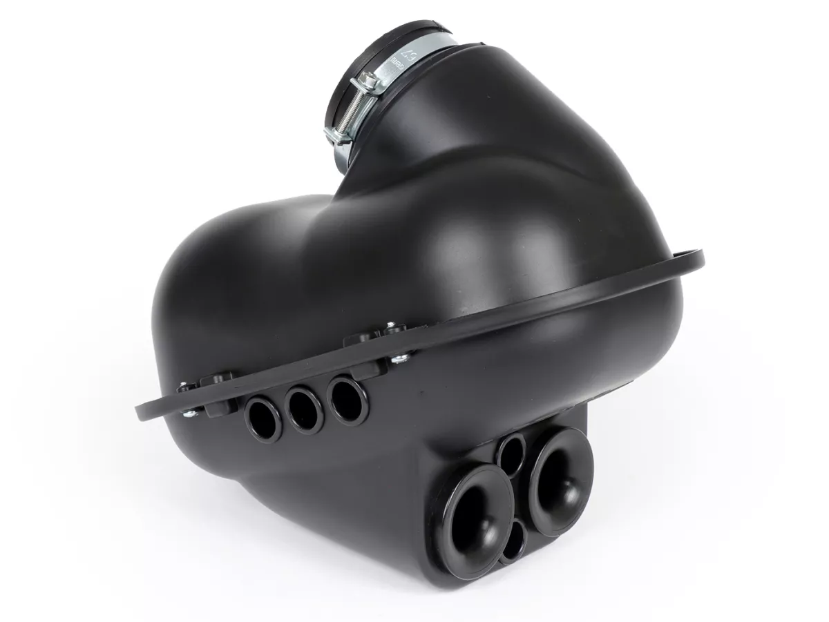 Airbox -POLINI- THOR - ancho de conexión Ø = 62mm, entrada Ø = 2 x 22mm