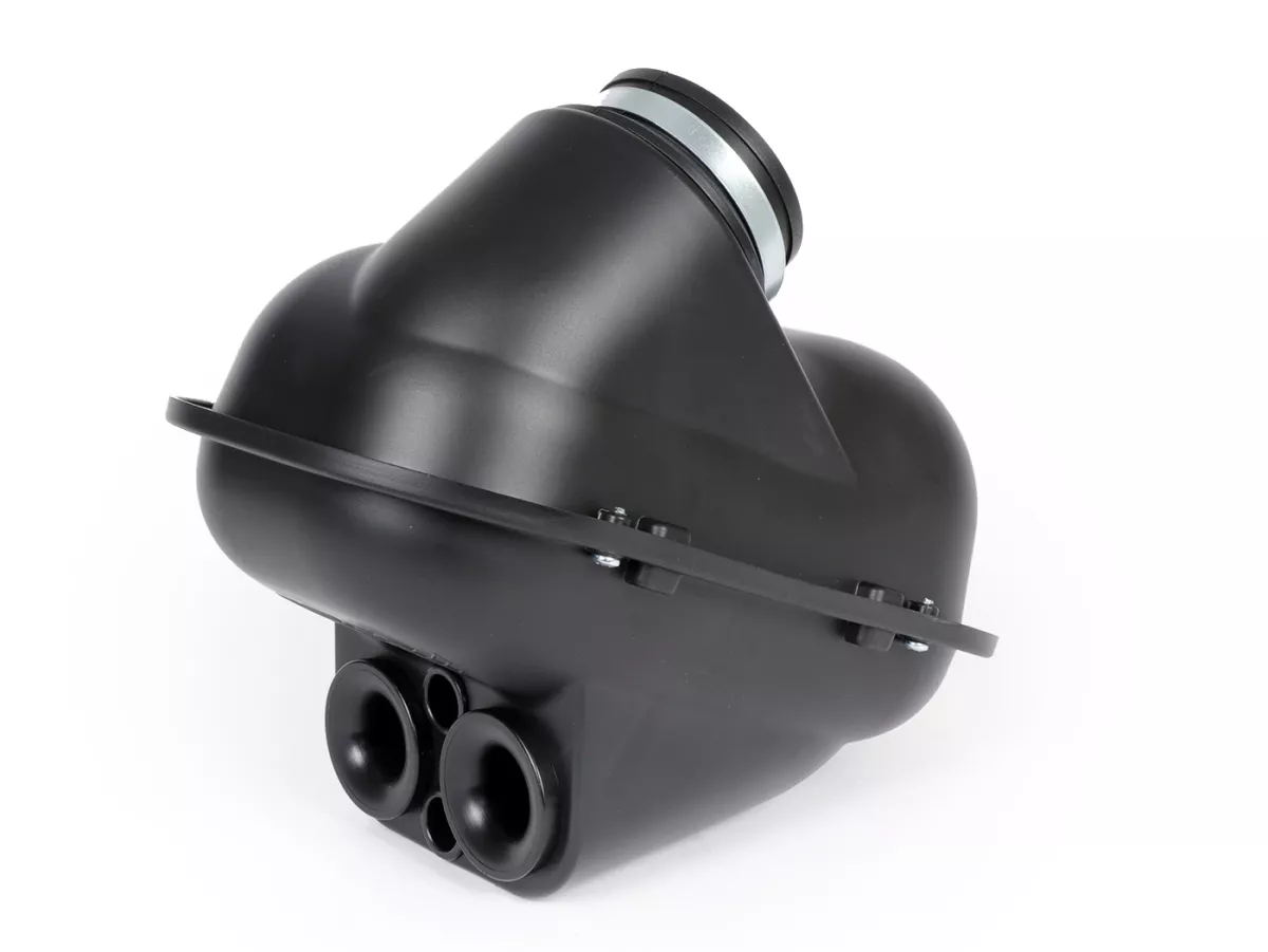 Airbox -POLINI- THOR - ancho de conexión Ø = 62mm, entrada Ø = 2 x 22mm