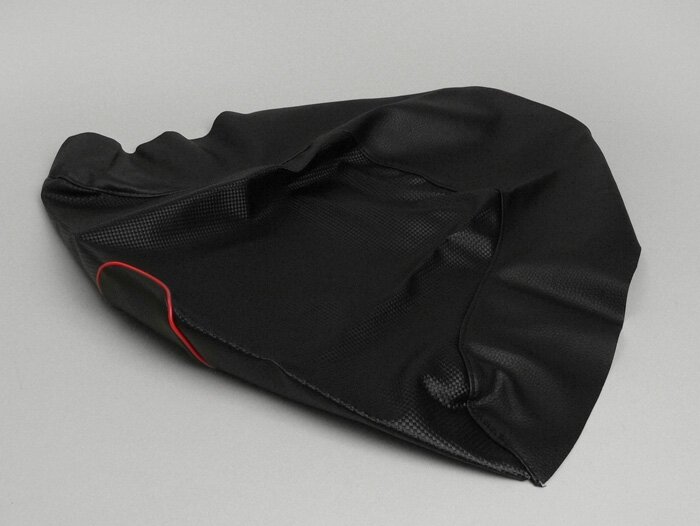 Funda de asiento -X-TREME Sport- Peugeot Vivacity (-2007) - Carbon Style / Rojo