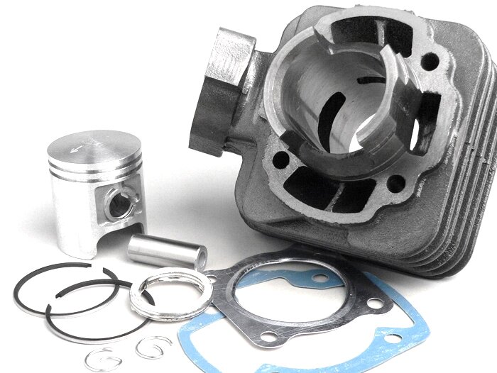 Cilindro -QUALITÀ OEM 50 cc- Peugeot AC (verticale) - SPEEDFIGHT1 50 cc AC, SPEEDFIGHT2 50 cc AC, TKR50, TREKKER50, VIVACITY50, ELYSEO50, SQUAB50, SV50, ZENITH50, BUXY50, ELYSTAR50, LOOXOR50, SPEEDAKE