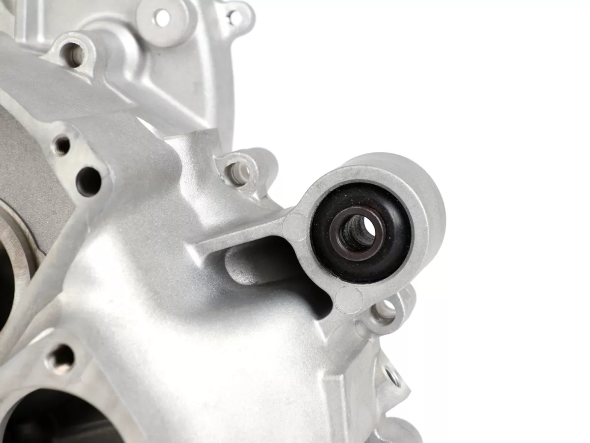 Cárter motor -PARMAKIT estándar- Vespa V50, V90, PV, ET3, PK S, PK XL, Motovespa PK75, rebosadero estándar - sin arranque eléctrico