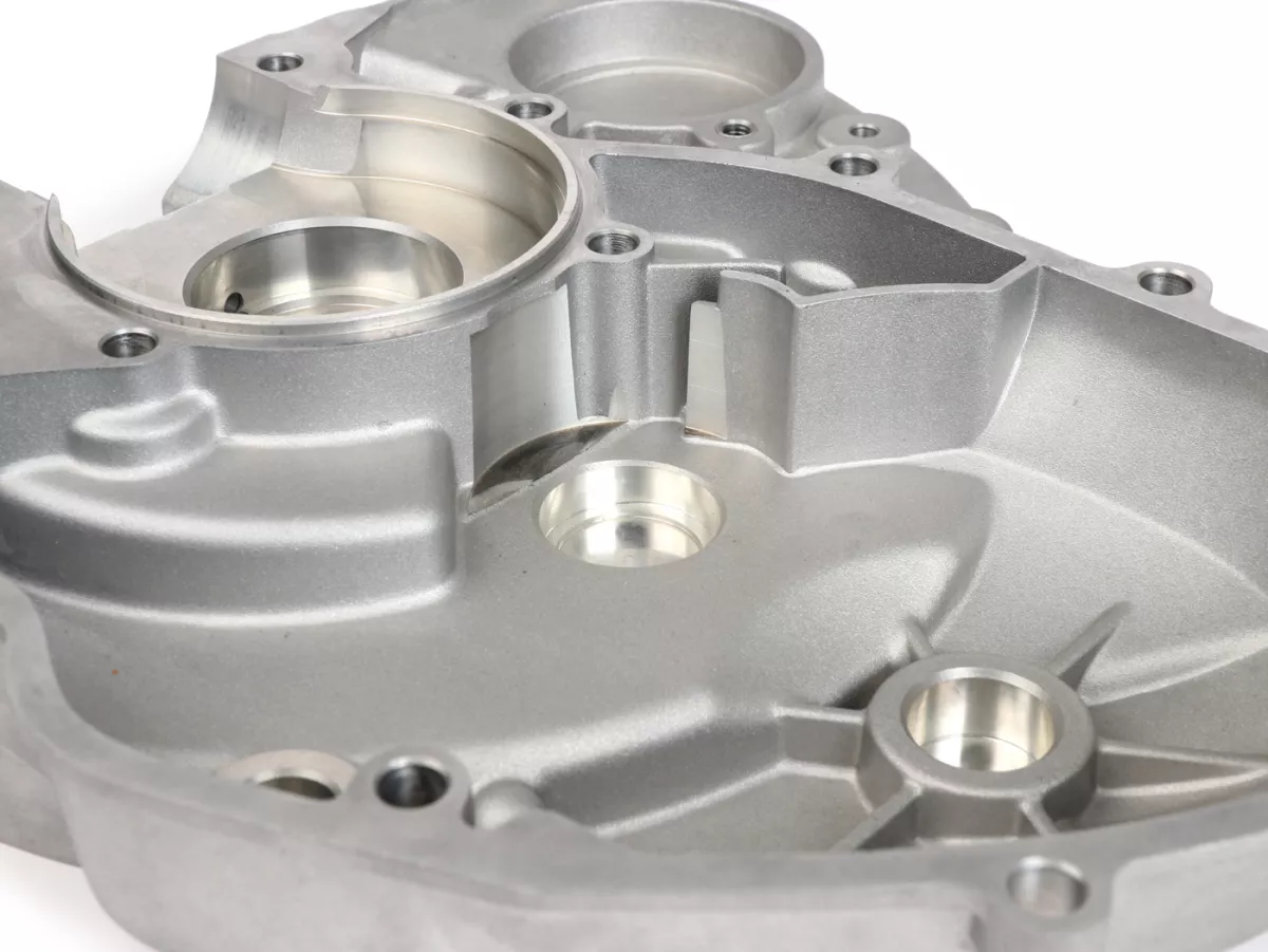 Cárter motor -PARMAKIT estándar- Vespa V50, V90, PV, ET3, PK S, PK XL, Motovespa PK75, rebosadero estándar - sin arranque eléctrico