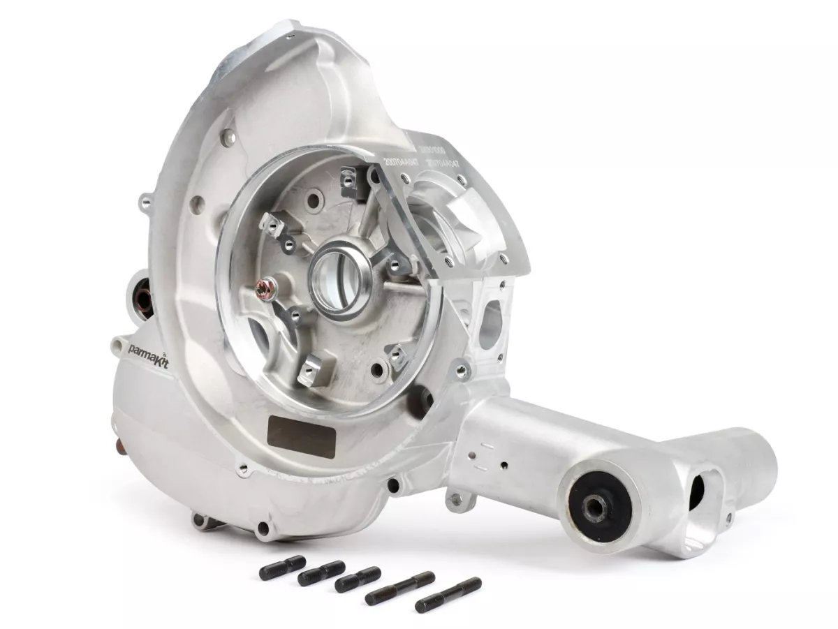 Cárter motor -PARMAKIT racing (para carrera hasta 56mm)- Vespa V50, V90, PV, ET3, PK S, PK XL, Motovespa PK75, grandes puertos de transferencia - sin arranque eléctrico
