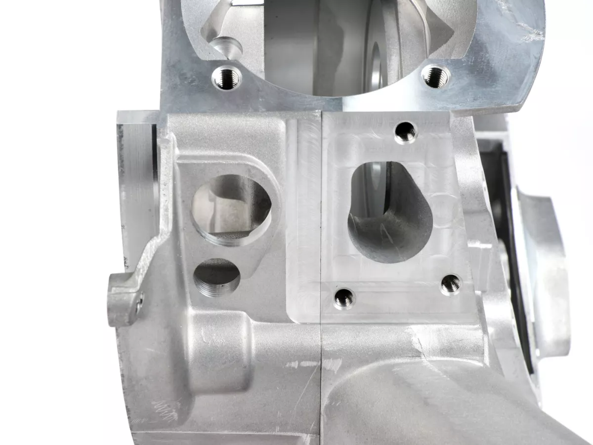 Cárter motor -PARMAKIT racing (para carrera hasta 56mm)- Vespa V50, V90, PV, ET3, PK S, PK XL, Motovespa PK75, grandes puertos de transferencia - sin arranque eléctrico