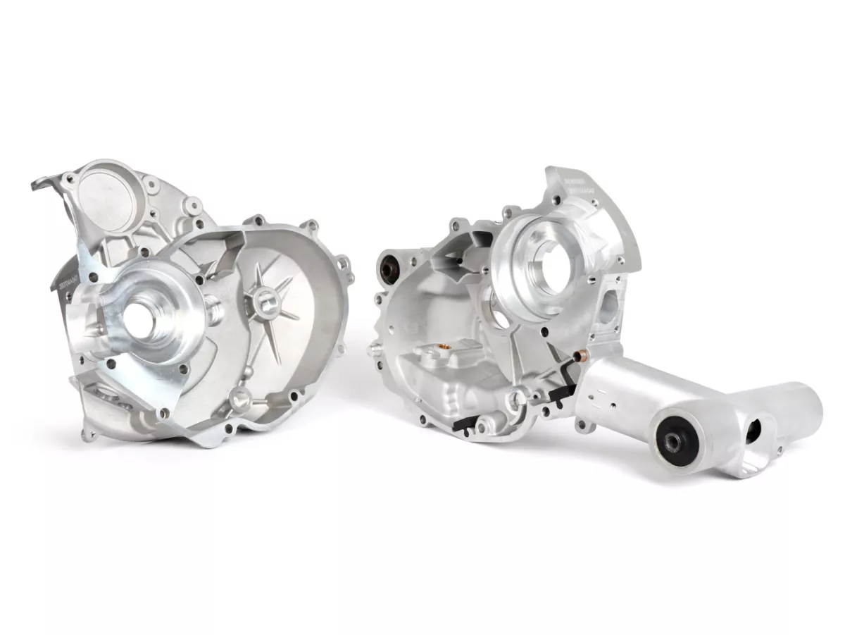 Cárter motor -PARMAKIT racing (para carrera hasta 56mm)- Vespa V50, V90, PV, ET3, PK S, PK XL, Motovespa PK75, grandes puertos de transferencia - sin arranque eléctrico