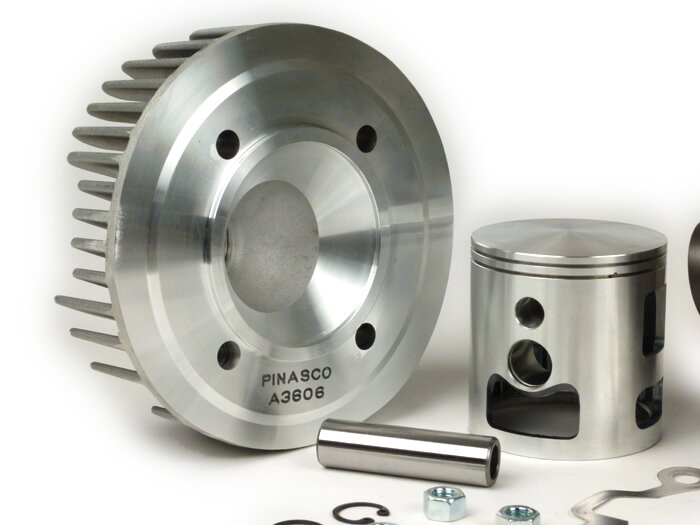 Cilindro -PINASCO 177 ccm 2 puertos fundición gris- Vespa Sprint150 (VLB1T), GT125 (VNL2T), GL150 (VLA1T, VGLA1T, VGLB1T), Super, VNB, VBA, VBB