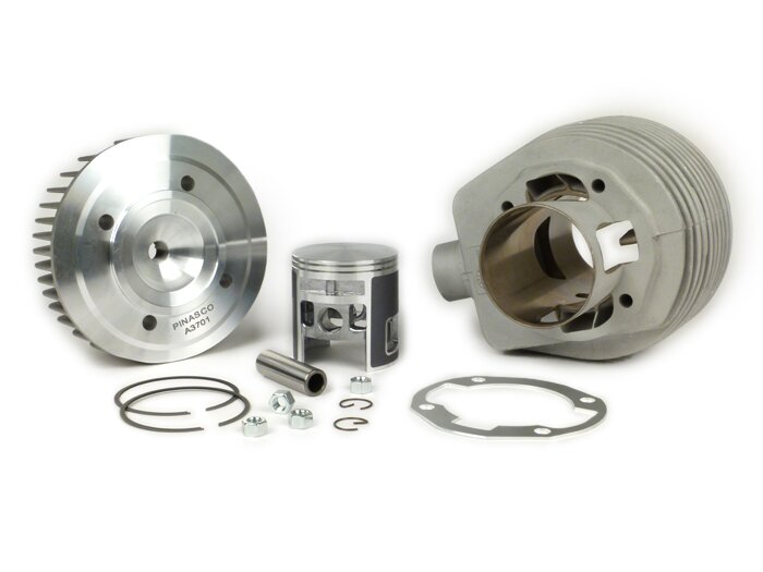 Cilindro -PINASCO 190 ccm 3 canali alluminio Magny Cours Ø=63mm, s=60mm- Vespa PX125, PX150, Cosa125, Cosa150, LML Star 125/150, Stella 125/150
