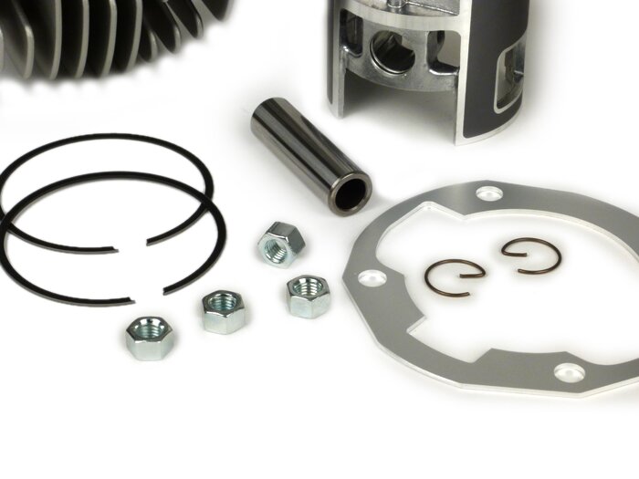 Cilindro -PINASCO 190 ccm 3 canali alluminio Magny Cours Ø=63mm, s=60mm- Vespa PX125, PX150, Cosa125, Cosa150, LML Star 125/150, Stella 125/150