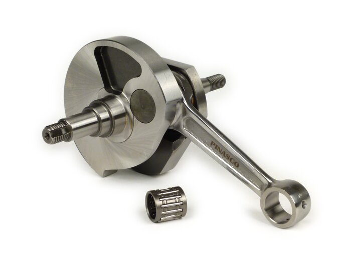Crankshaft -PINASCO Racing, rotary valve, stroke 57mm, conrod 105mm- Vespa Sprint150 (VLB1T), GL150 (VLA1T), GT125 (VNL2T), GTR125 (VNL2T)