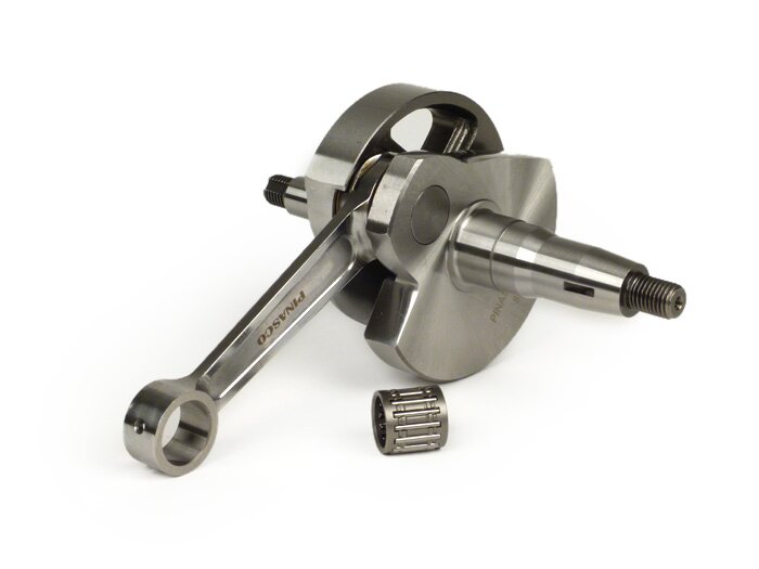 Albero motore -PINASCO Racing, valvola rotante, corsa=60mm, biella=110mm- Vespa Rally200 Femsatronic