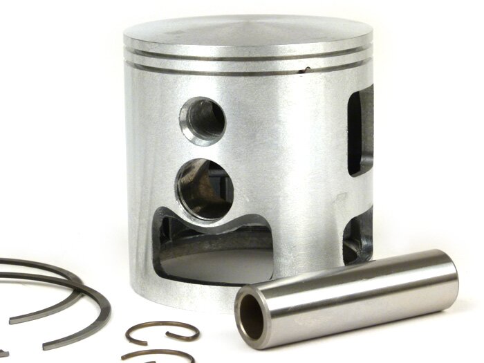 Piston -PINASCO- Vespa 177 ccm 2 saluran besi cor abu-abu 2015-> - Ø = 63.0mm