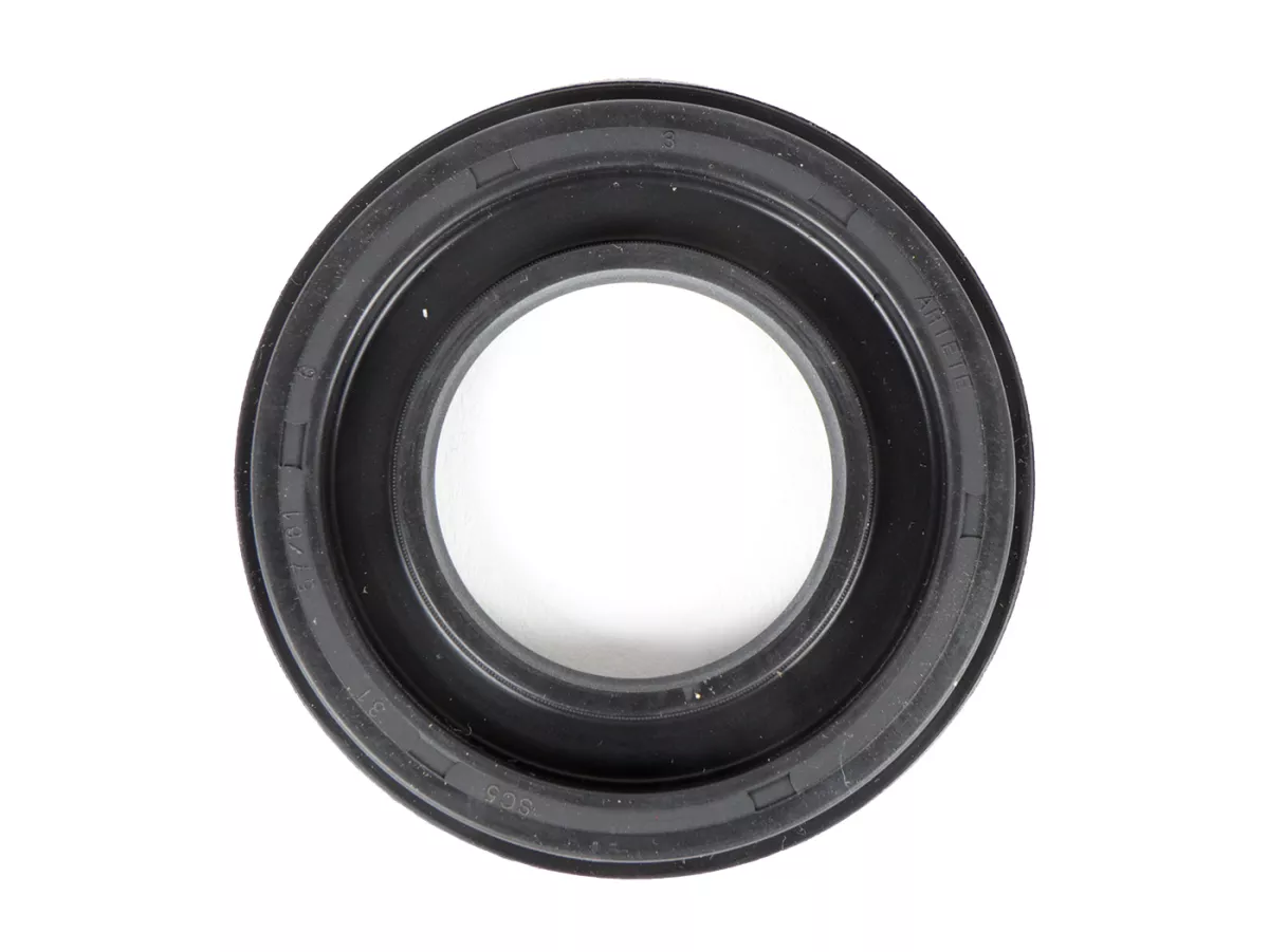 Oil seal 31x57/61x6mm -PINASCO 2.0 engine case- used for crankshaft drive side Vespa PX (from 1984), T5 125cc, Cosa