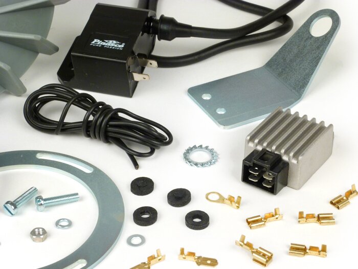 Tändning -PINASCO Flytech- Vespa Wideframe V15-33, VM, VN, ACMA, VB1, VGL1, VL - 1600g