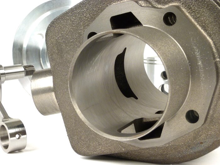 Kit di messa a punto -PINASCO 190cc 2 canali cilindro in ghisa grigia Ø=63mm, corsa albero motore=60mm- Vespa Sprint150 (VLB1T), GT125 (VNL2T), GTR125 (VNL2T), Super, GL150 (VLA1T), VNA, VBA, VNB, VBB