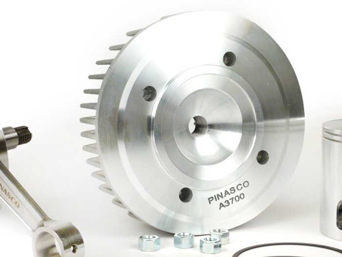 Kit di messa a punto -PINASCO 190cc 2 canali cilindro in ghisa grigia Ø=63mm, corsa albero motore=60mm- Vespa Sprint150 (VLB1T), GT125 (VNL2T), GTR125 (VNL2T), Super, GL150 (VLA1T), VNA, VBA, VNB, VBB