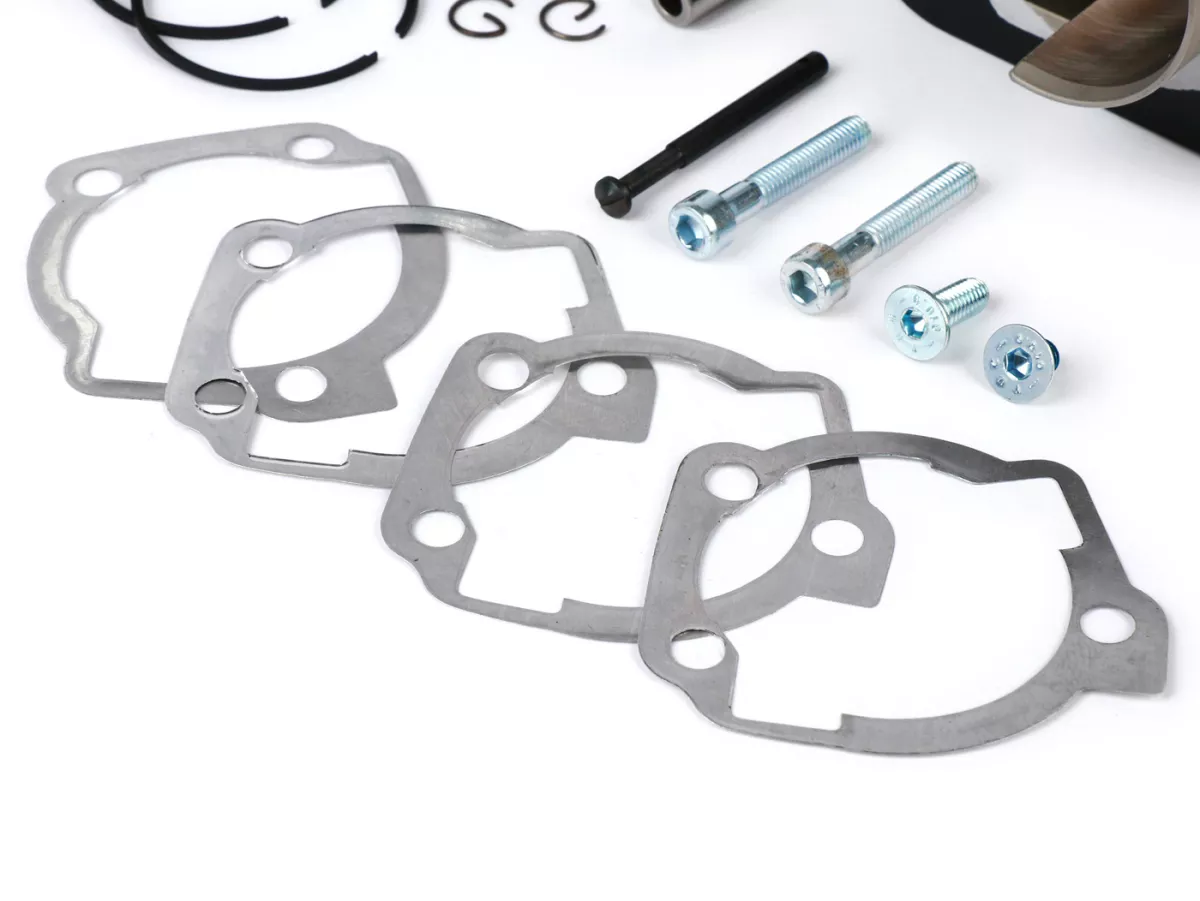 Cilinder -PINASCO Aluminium 72 ccm Evoten BOOSTER Ø46mm- Piaggio Ciao, Bravo, Boxer (zuigerpen = Ø 10mm)